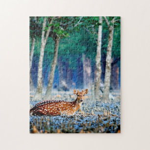 Bangladesh Sundarban Inheemse Deer Jigsaws. Legpuzzel