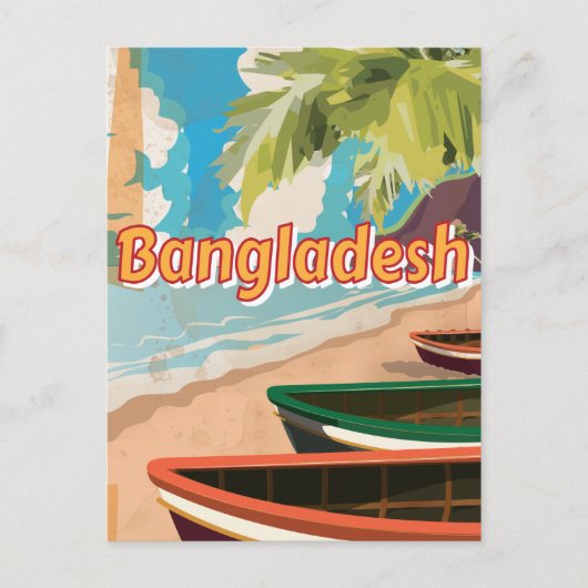 Bangladesh  vakantie-Poster Briefkaart (Voorkant)