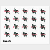 Bangladesh Vierkante Sticker (Vel)
