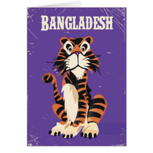 Bangladesh Vintage poster cartoon
