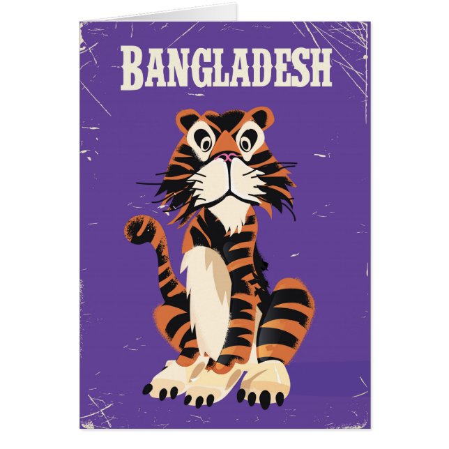 Bangladesh Vintage poster cartoon (Voorkant)