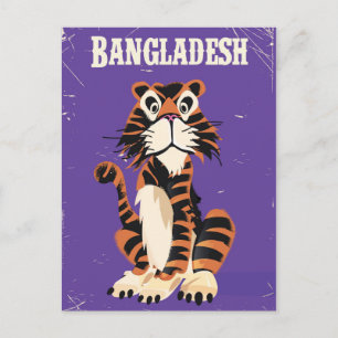 Bangladesh vintage reisposter cartoon briefkaart