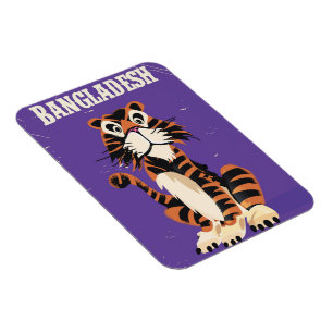 Bangladesh Vintage reisposter cartoon Magneet