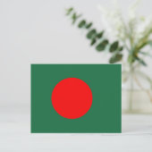 Bangladesh-vlag Briefkaart (Staand voorkant)