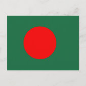 Bangladesh-vlag Briefkaart (Voorkant)