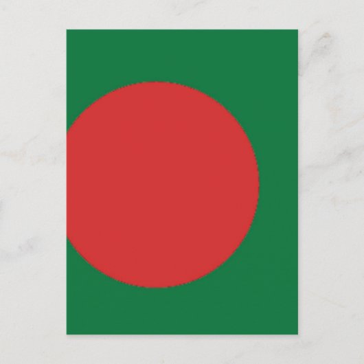 Bangladesh-vlag Briefkaart (Voorkant)