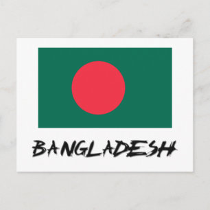 Bangladesh-vlag Briefkaart