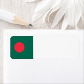 Bangladesh-vlag Etiket (Insitu)