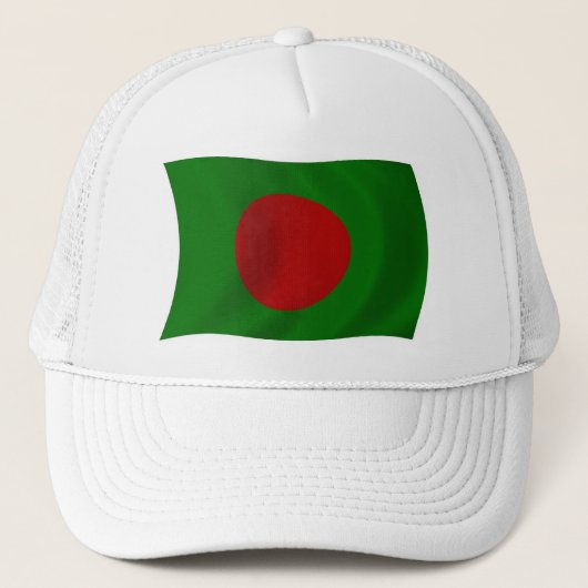 Bangladesh Vlag Hoed Trucker Pet (Voorkant)