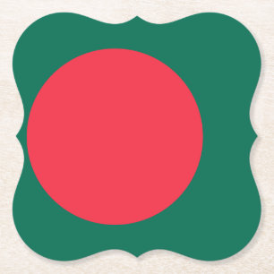 Bangladesh-vlag Kartonnen Onderzetters