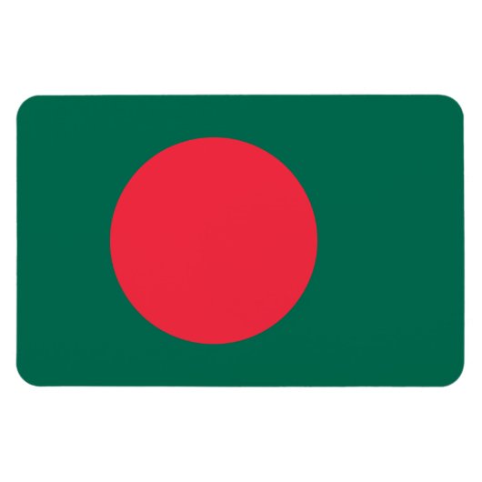 Bangladesh-vlag Magneet (Horizontaal)