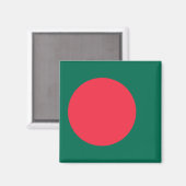 Bangladesh-vlag Magneet (Voorkant / Achterkant)