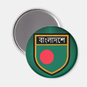 Bangladesh-vlag Magneet (Voorkant / Achterkant)