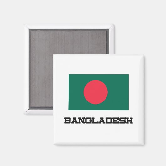 Bangladesh-vlag Magneet (Voorkant / Achterkant)