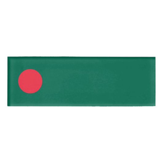 Bangladesh-vlag Naambadge (Voorkant)