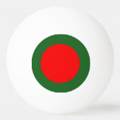 Bangladesh-vlag Pingpongbal (Voorkant)