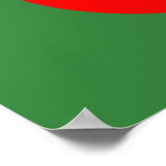 Bangladesh-vlag Poster (Hoek)
