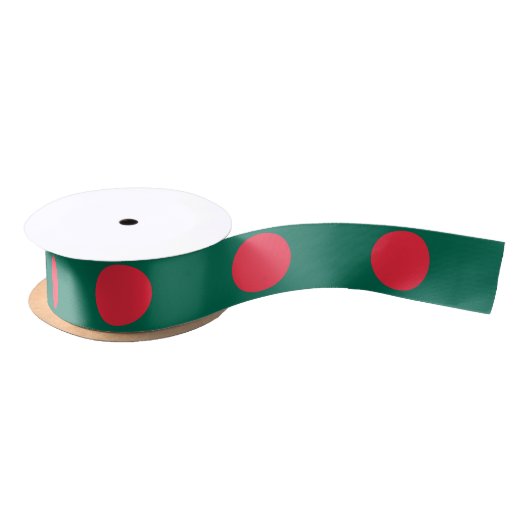 Bangladesh-vlag Satijnen Lint (Spoel)