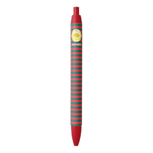 Bangladesh Vlag Schattige Patriottische Zwarte Bal Inkt Pen