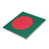 Bangladesh-vlag Tegeltje (Zijkant)