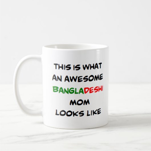 Bangladeshse moeder, geweldig koffiemok (Links)