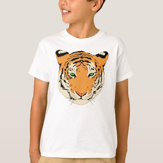 Bangle Tiger Face Youth T-Shirt (Voorkant)