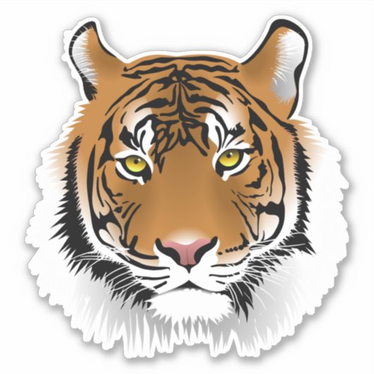 Bangle Tijger Sticker (Voorkant)