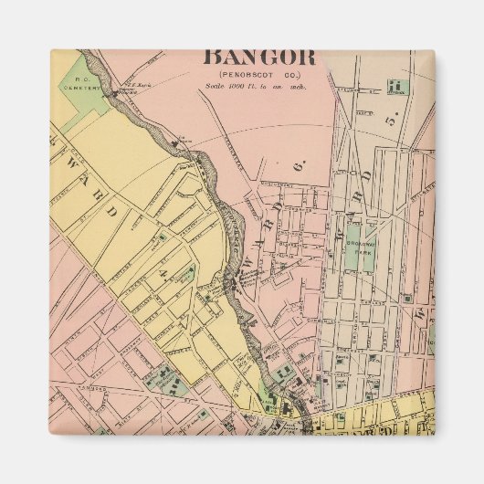 Bangor, Brewer Magneet (Voorkant)