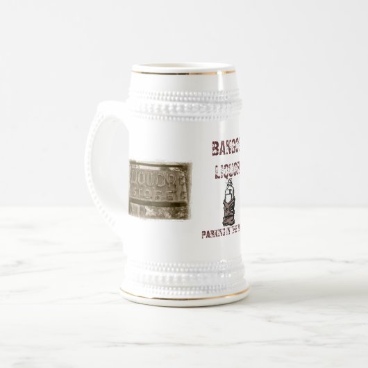 BANGOR LIQUOR STEIN BIERPUL (Voorkant links)