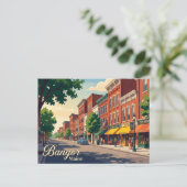Bangor Main Street USA Briefkaart (Staand voorkant)