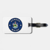 Bangor Maine Bagagelabel (Achterkant horizontaal)