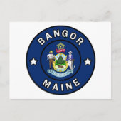 Bangor Maine Briefkaart (Voorkant)
