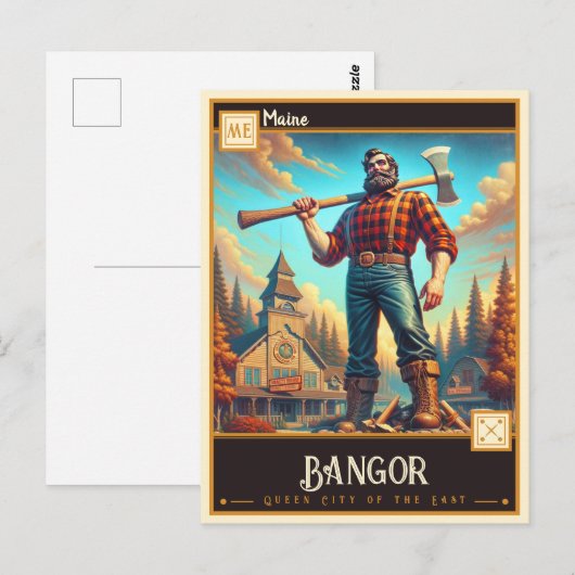 Bangor, Maine |  Briefkaart (Voorkant / Achterkant)