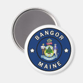 Bangor Maine Magneet (Voorkant / Achterkant)