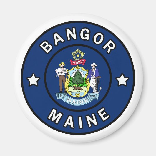 Bangor Maine Magneet (Voorkant)
