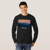 Bangor Maine Mountain sunset hometown T-shirt (Voorkant volledig)