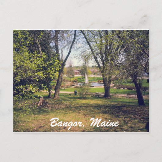 Bangor Maine Post Card Briefkaart (Voorkant)