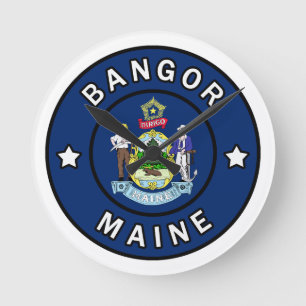 Bangor Maine Ronde Klok