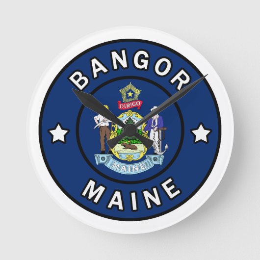 Bangor Maine Ronde Klok (Voorkant)