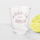 Bangor, Maine Shot Glass Glas (Achterkant)