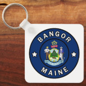 Bangor Maine Sleutelhanger (Voorkant)