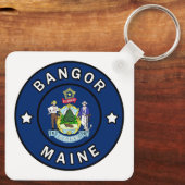 Bangor Maine Sleutelhanger (Achterkant)