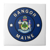 Bangor Maine Tegeltje (Voorkant)