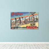 Bangor, MaineLarge Letter ScenesBangor, ME Canvas Afdruk (Insitu (Houten vloer))