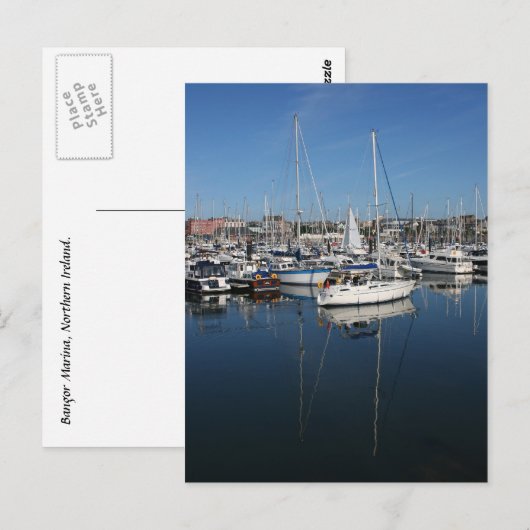 Bangor Marina Briefkaart (Voorkant / Achterkant)