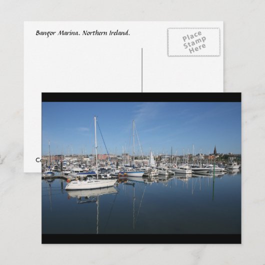 Bangor Marina Briefkaart (Voorkant / Achterkant)