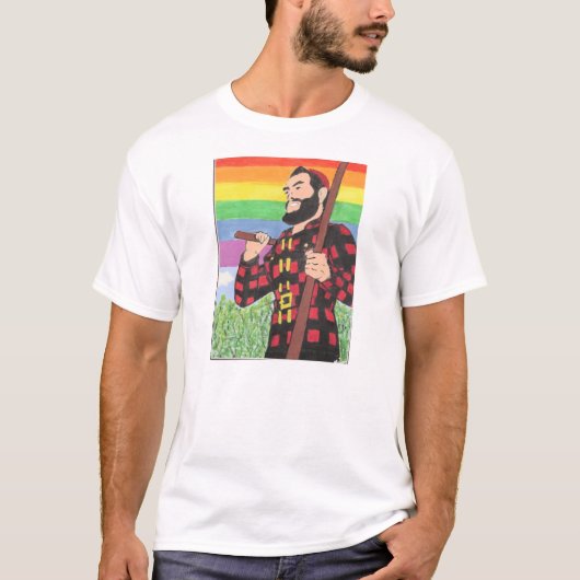 Bangor Pride Paul Bunyan T-shirt (Voorkant)