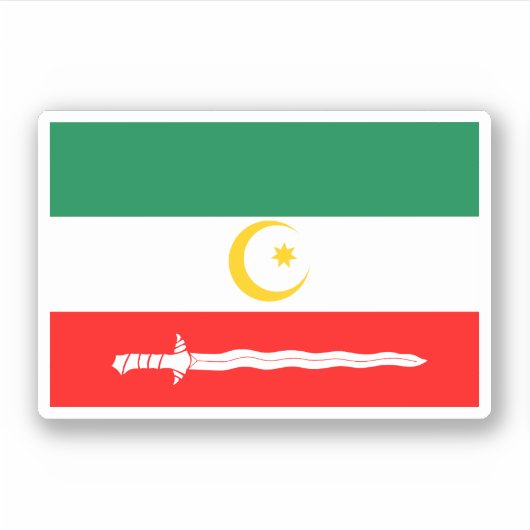 Bangsamoro Vlag Sticker (Voorkant)