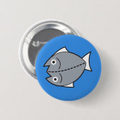 Bangus op een Button! Ronde Button 5,7 Cm (Voorkant /achterkant)