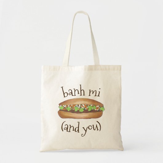 Banh Mi (en U) Vietnamees voedselbroodje Tote Bag (Voorkant)